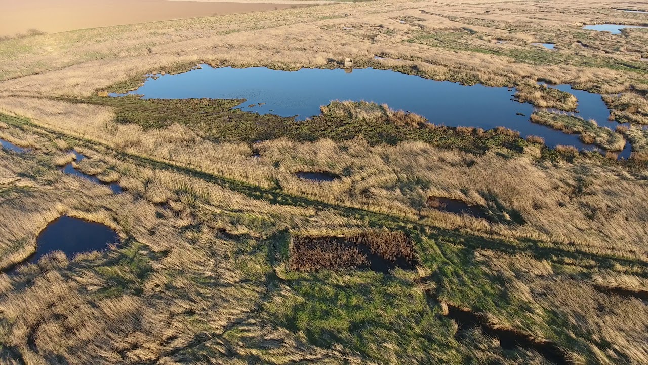 Phantom Drone Footage of the Second World War Decoy Hull Docks