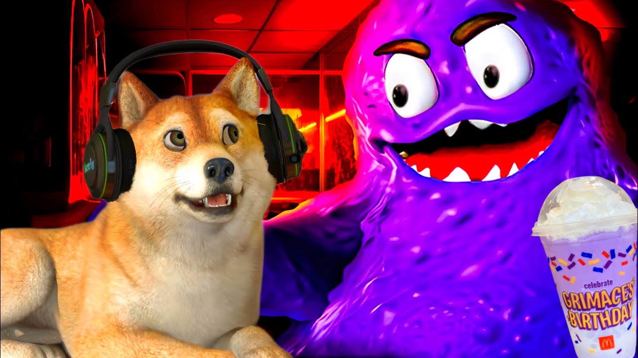 ENCONTREI O GRIMACE NO ROBLOX! | Grimace Shake Story
