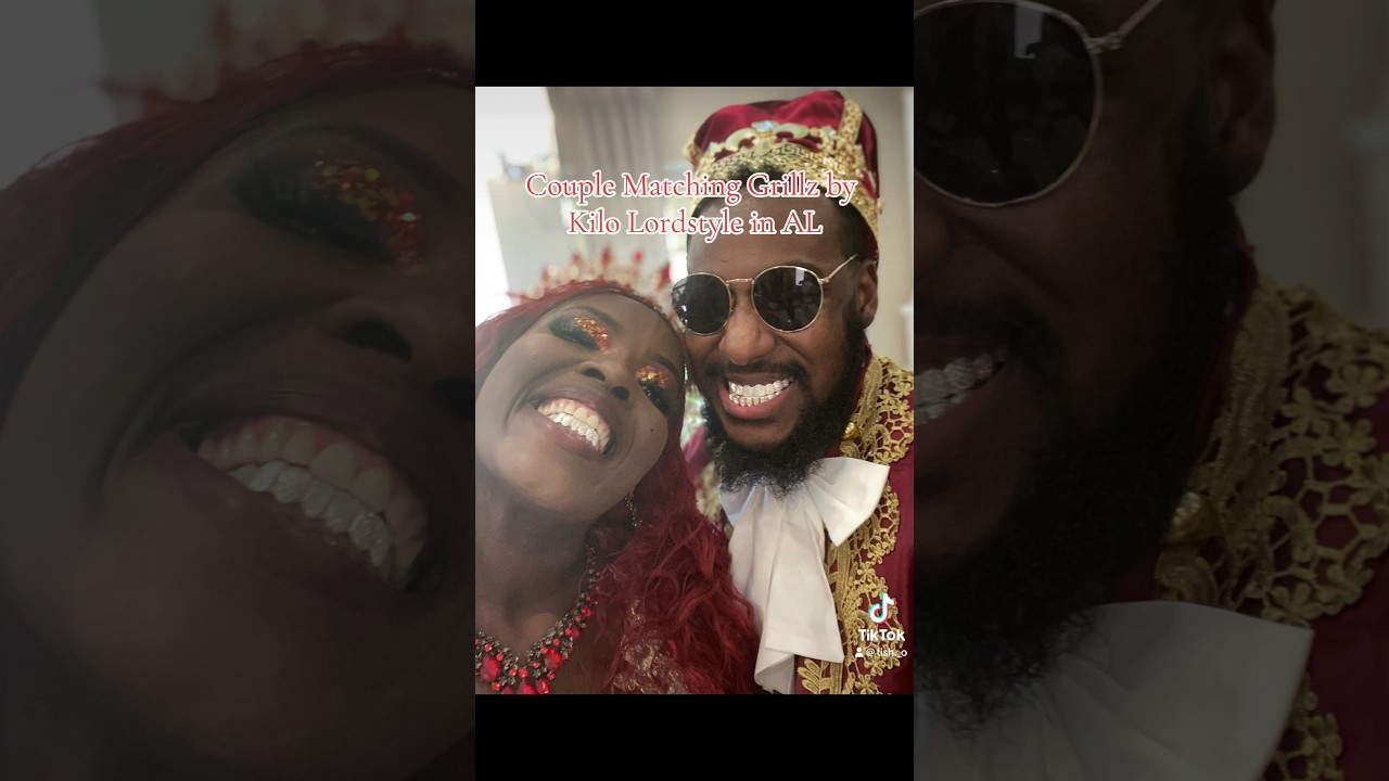 Matching Grillz for our Bridgerton Shower by Kilo Lordstyle in AL #matchinggrills   #couplegrills