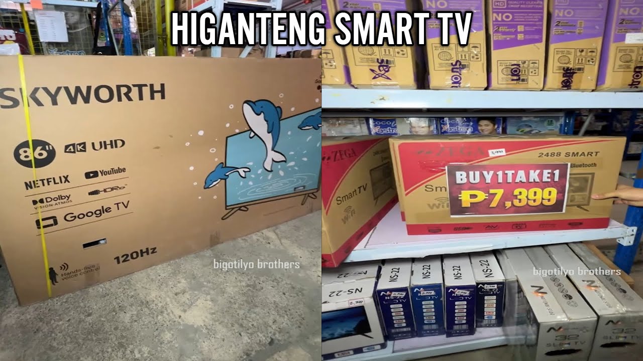 Higanteng Smart Tv Na Sobrang Laki Ng Specs At Hightech Sa Features
