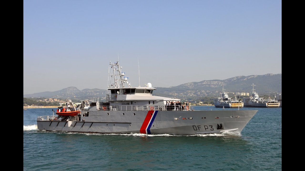 Inauguration du patrouilleur des douanes le Jean-François Deniau.