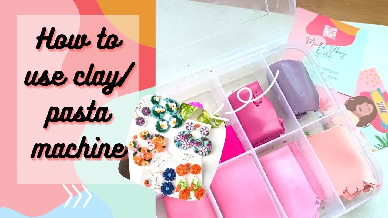 Polymer Clay for Beginners| How to use clay/pasta machine | Polymer clay Tips & Tricks