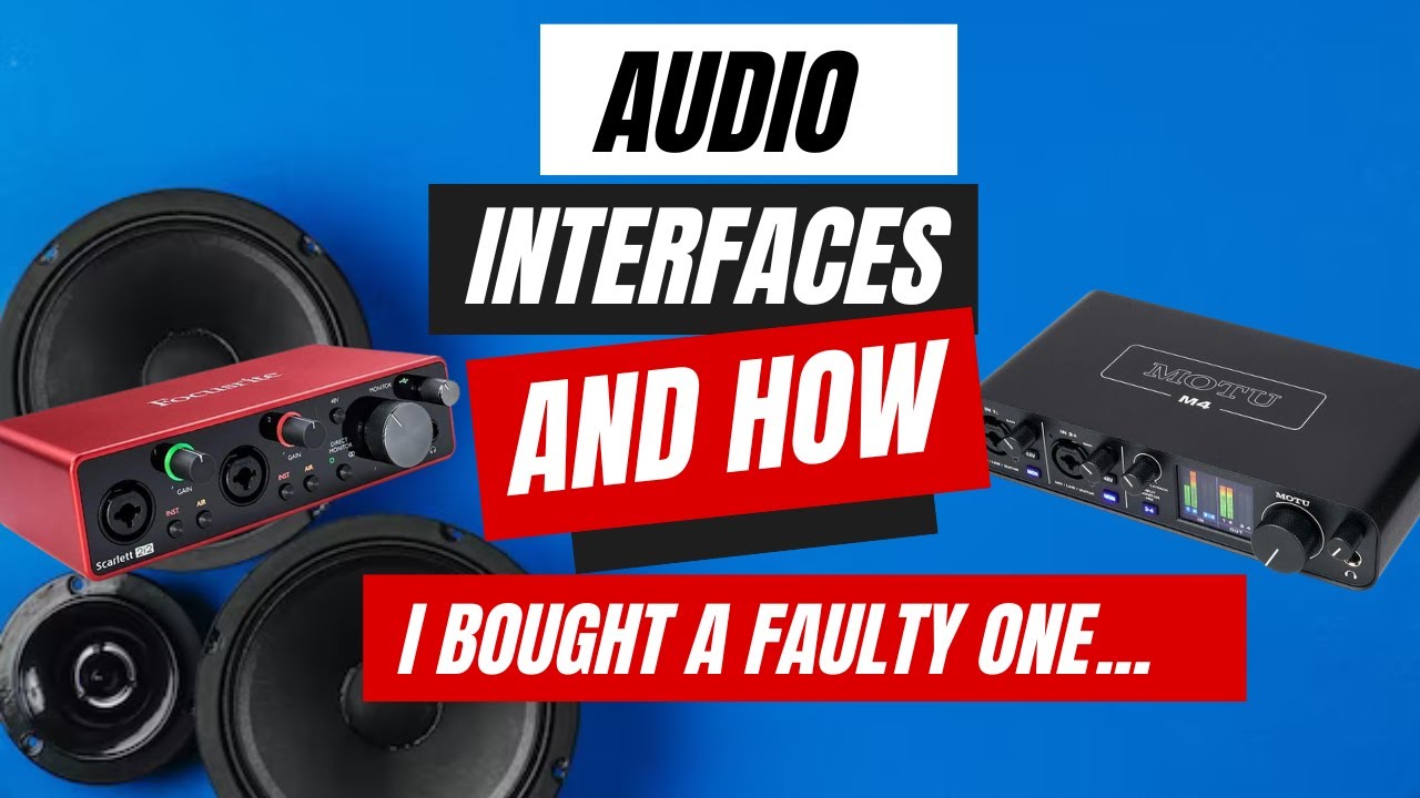 Audio interfaces and how I bought a faulty Motu M4