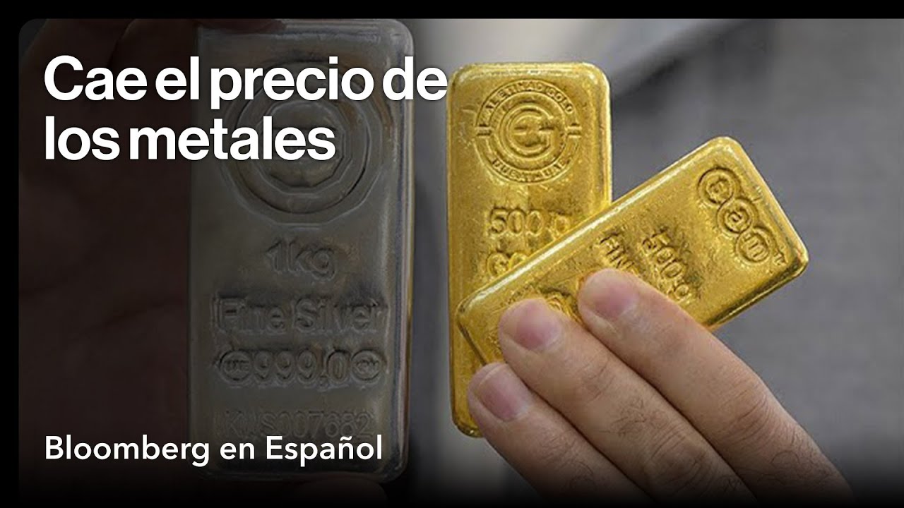 Precios de los metales preciosos: el oro y la plata amplían sus caídas