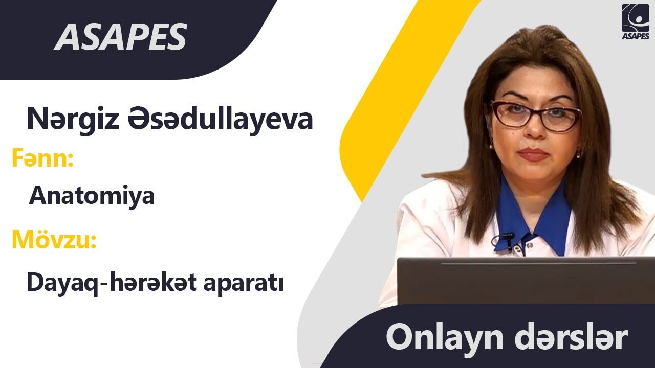 ONLAYN DƏRSLƏR | Anatomiya - Dayaq-hərəkət aparati