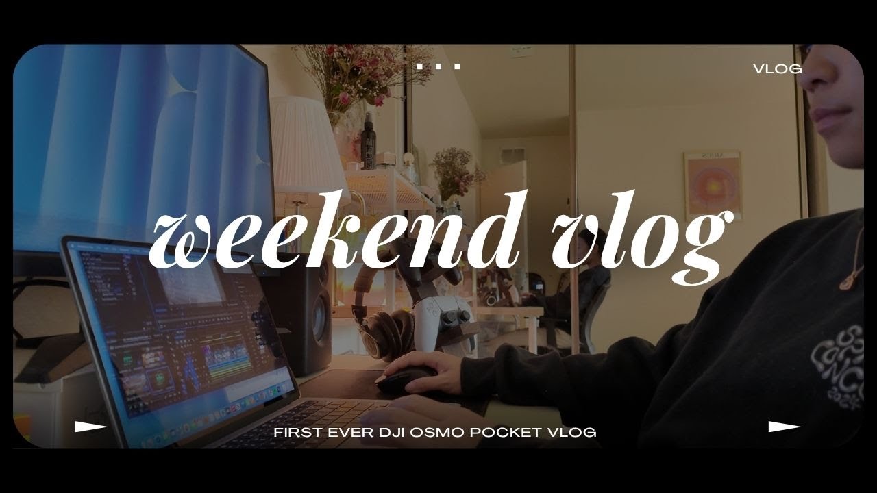 【Weekend VLOG】My first ever DJI Osmo Pocket VLOG | 新しいカメラのでのVLOG🎥 ・体調不良の週末😷