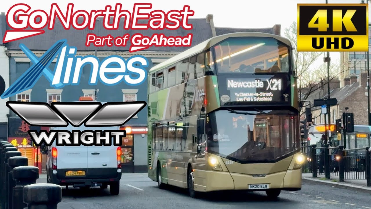 [Go North East Bus Xlines: X21 West Auckland to Newcastle, Spennymoor, Durham & Chester] Streetdeck