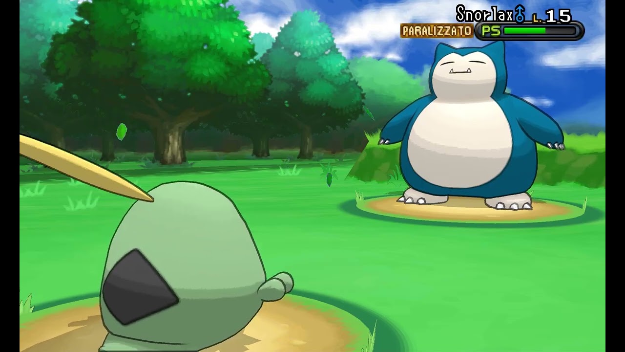 Pokémon X (Italian) - Catching Snorlax