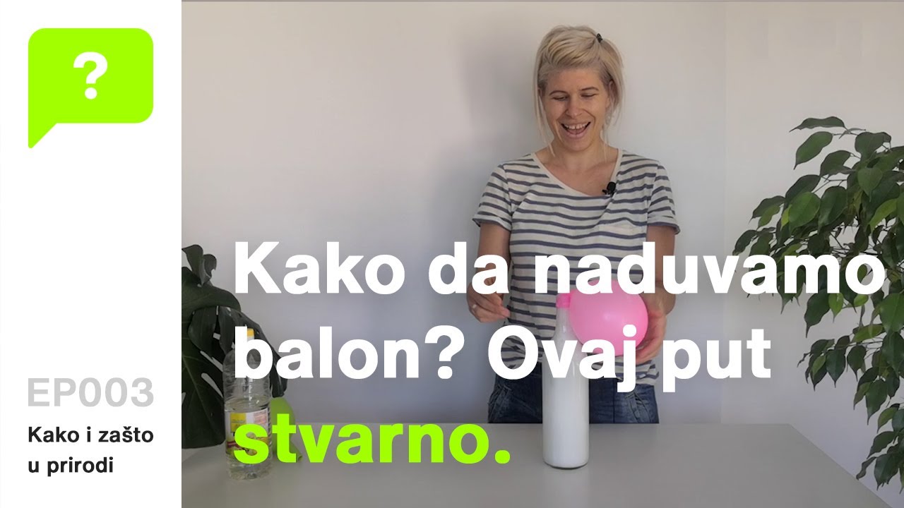 Kako uz pomoć jedne hemijske reakcije možemo da naduvamo balon