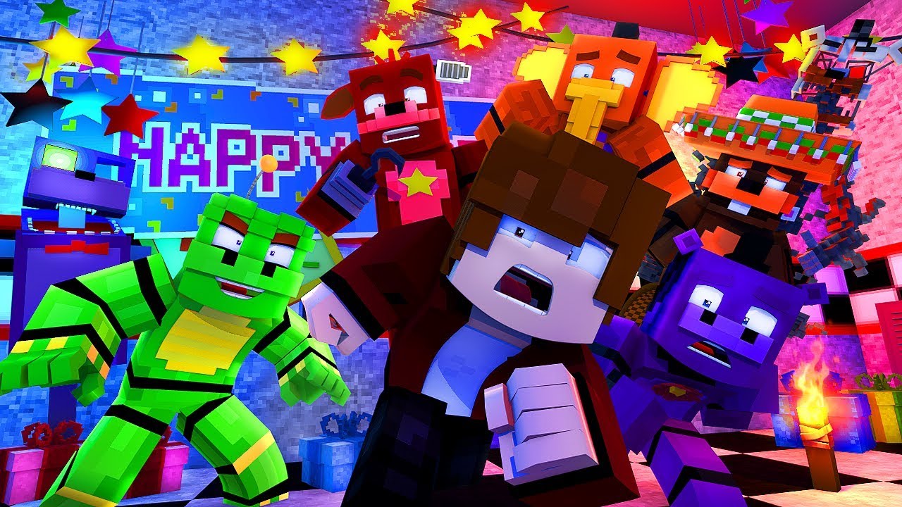 Minecraft FNAF 6 Pizzeria Simulator HIDE AND SEEK - HAPPY FROG СХОДИТ С УМА! (Minecraft Roleplay)