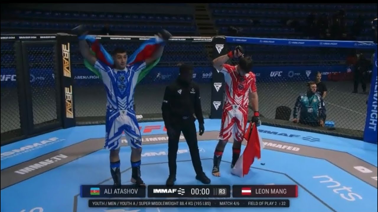 Ali Atashov(🇦🇿) vs Leon Mang(🇦🇹). Quarterfinal (1/4) 2026 IMMAF European Championships.