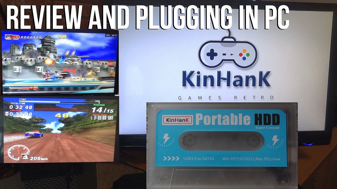 KinHanK Console Arcade Machine Games Hard Drive Review , How to Use. Plug and Play, Cabinet