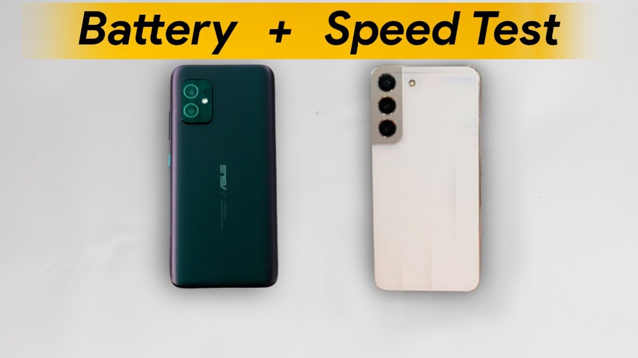 Asus 8z Vs Samsung Galaxy S22, S22+ Battery Test + Speed Test | Asus 8Z
