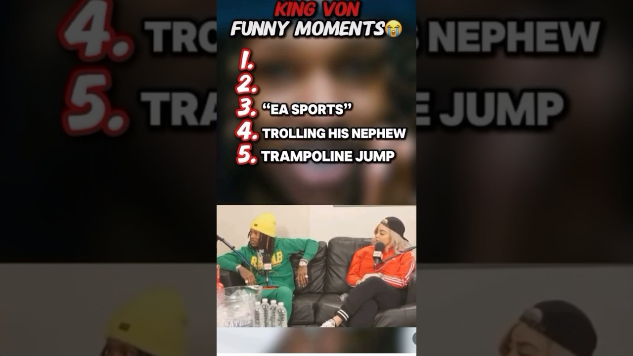 King von&rsquo;s funniest moments 😅 #kingvon #oblock #chiraq