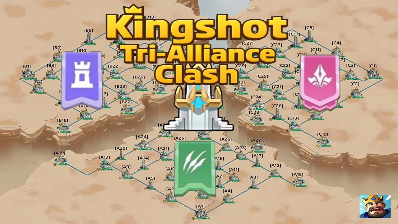 Kingshot - First Tri-Alliance Clash: CP1 vs OLY vs ECL With Full Voice Chat