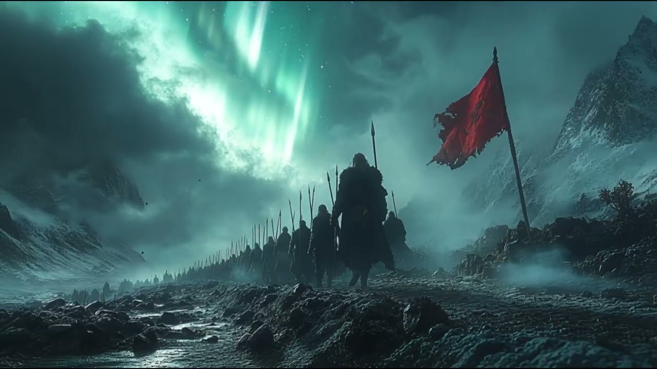 AURORA WAR &ndash; Viking March Through the Northern Lights | Cinematic Viking Music & Spirit Visuals ⚔️