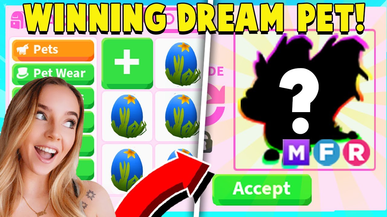 I Opened 100 Ocean Eggs To WIN DREAM PET in Adopt Me!