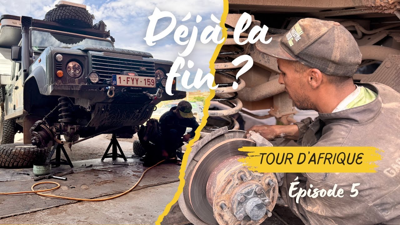 🚙 Tour d’Afrique : Stop au garage !  Verrons nous nos Premiers Chameaux au Maroc ? 🔧🏜️🐪 (Ep.005)