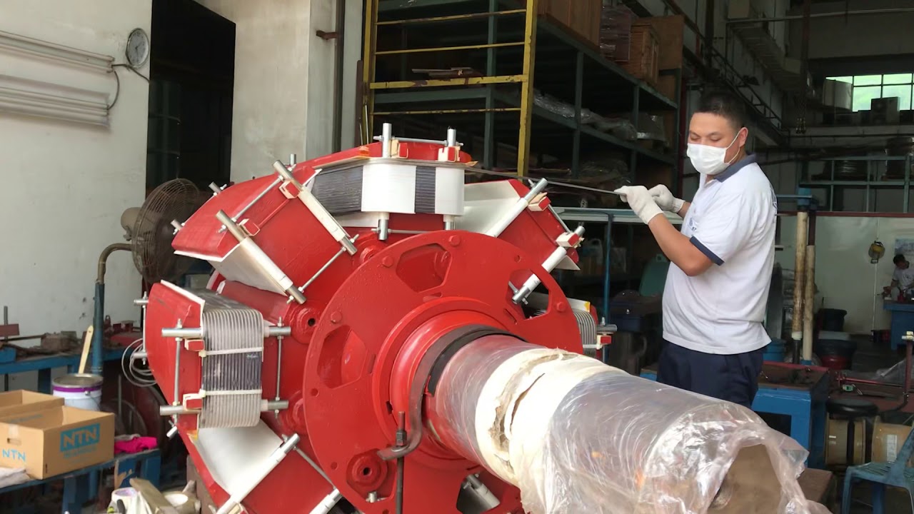 LS 2800kw Generator Salient Pole Rotor