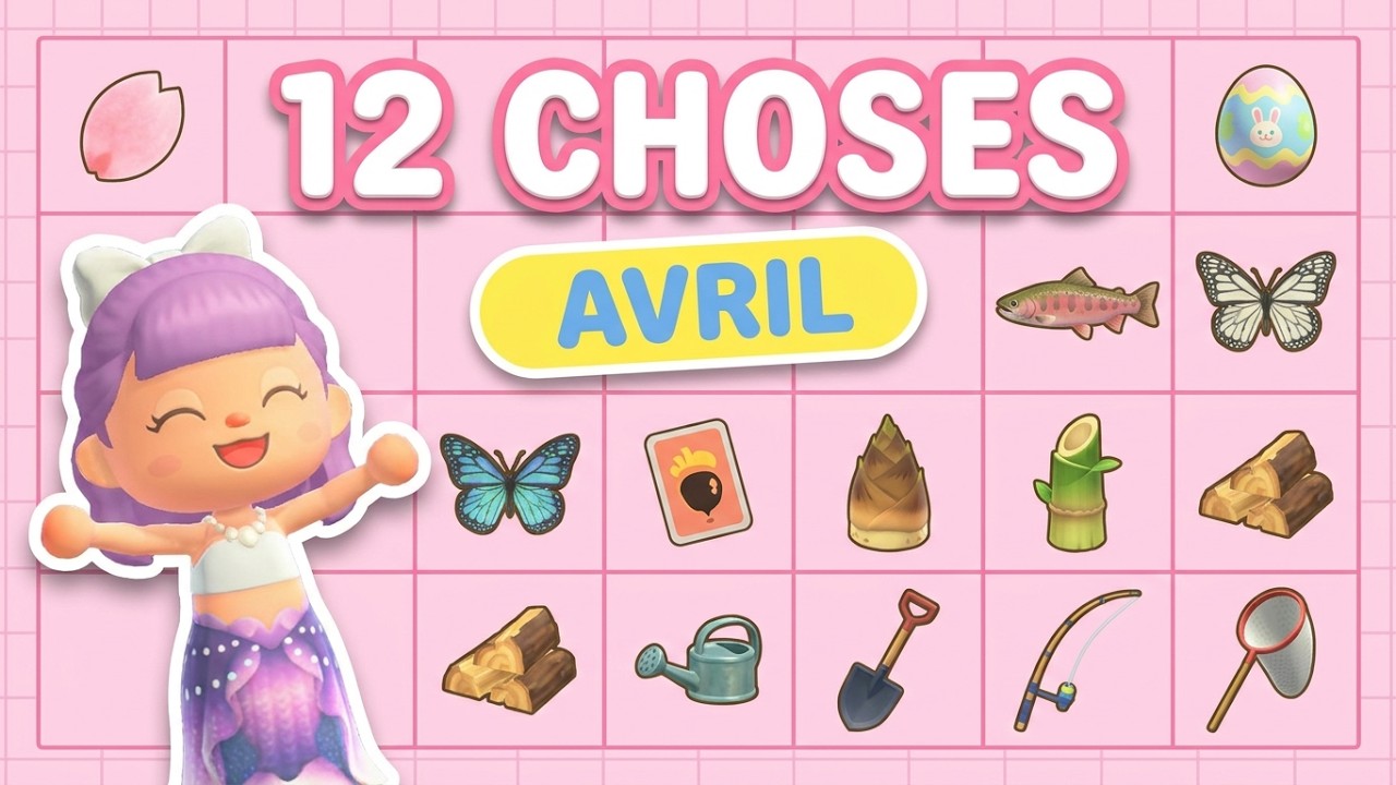 12 CHOSES à FAIRE EN AVRIL SUR ANIMAL CROSSING NEW HORIZONS