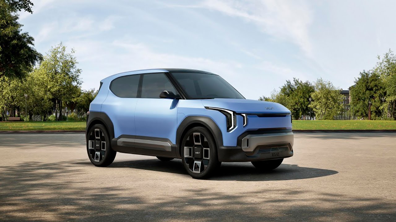 KIA показала электромобиль EV2 с ценой около 30 тыс  Евро