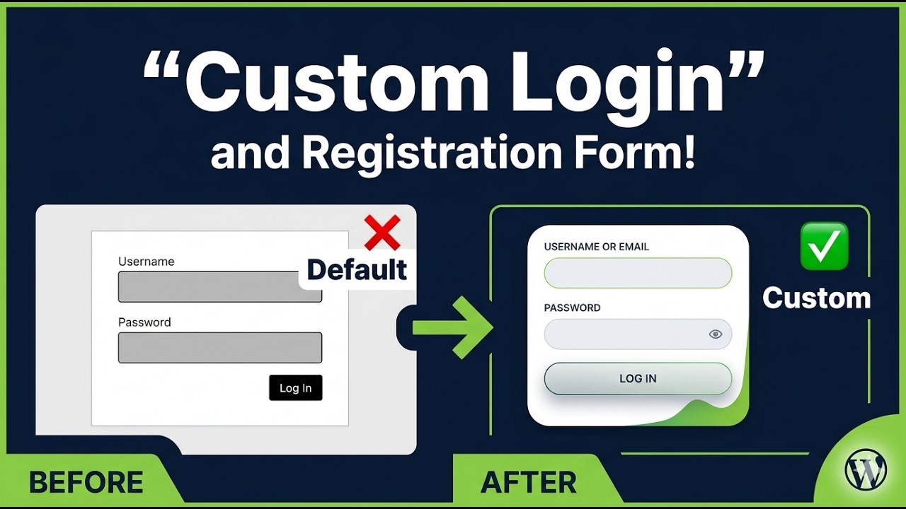 How to Create a Custom Registration & Login Form in WordPress | Step-by-Step Tutorial