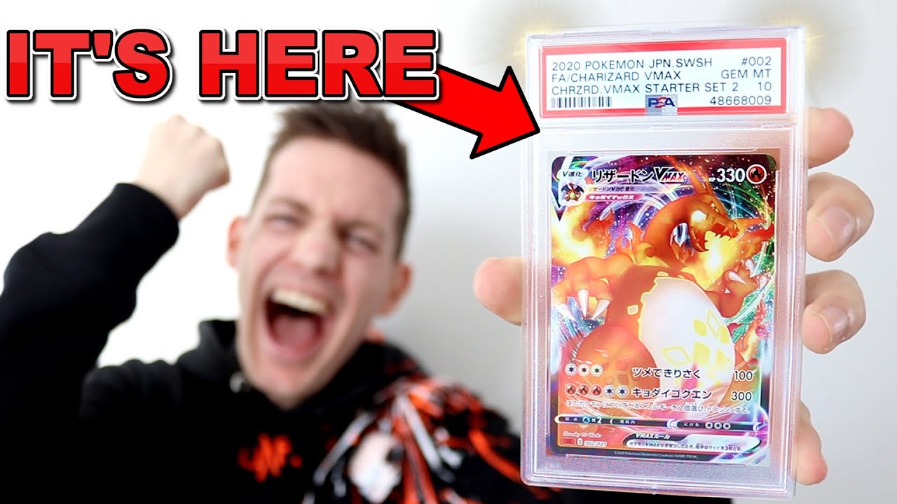 I GOT A PSA 10 GEM MINT CHARIZARD VMAX!!!!!