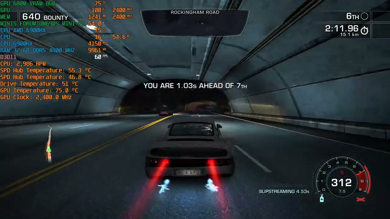 1080p 680M 6900HX mini pc minis forum UM690S Need for Speed&trade; Hot Pursuit Remastered