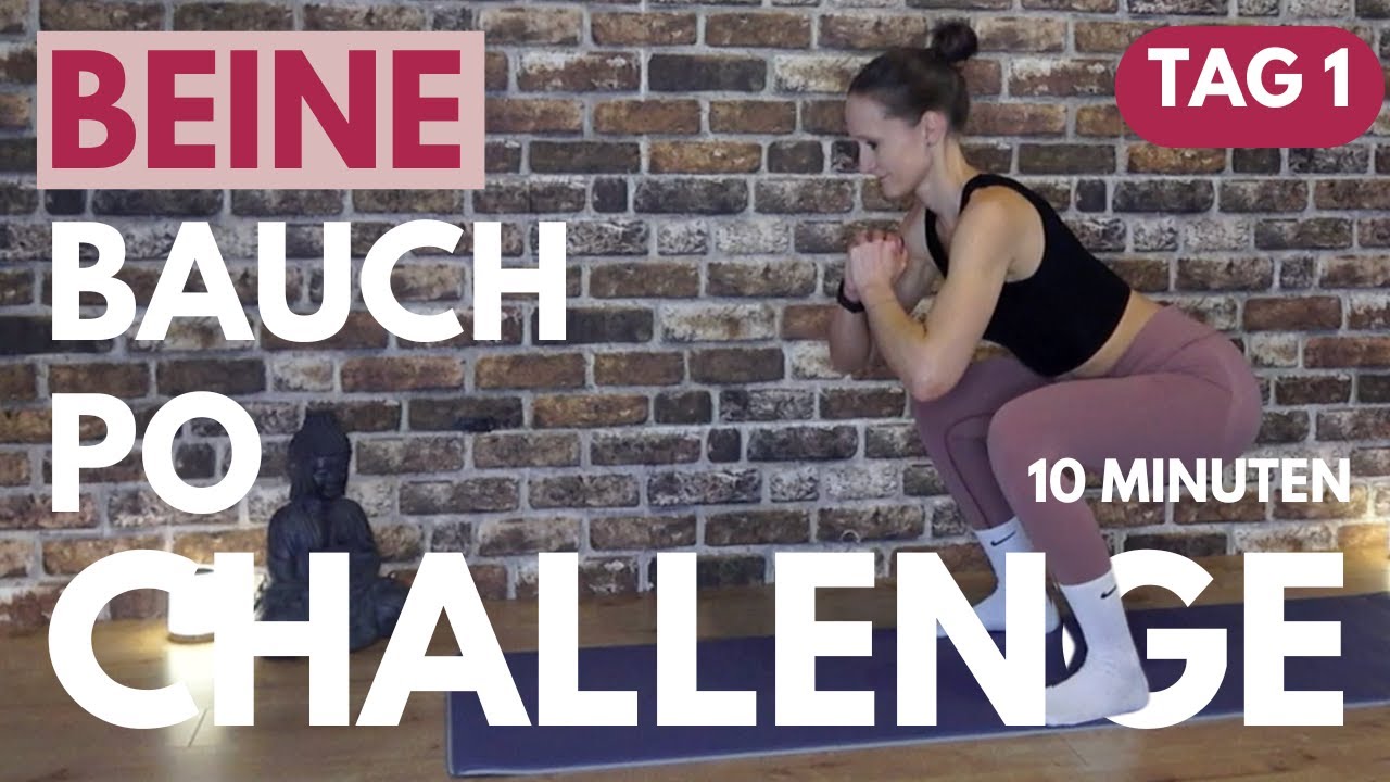 Tag 1 - 10 Minuten Beine-Workout – Straffe Beine & weniger Cellulite für zu Hause!