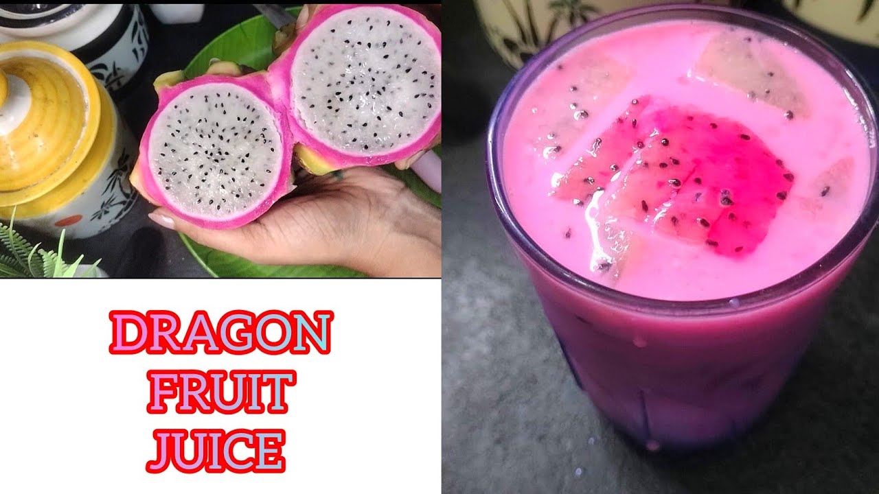 Dragon fruit Juice|Summer drink|Dragon fruit|Refreshing drinks|Dragon fruit Milkshake