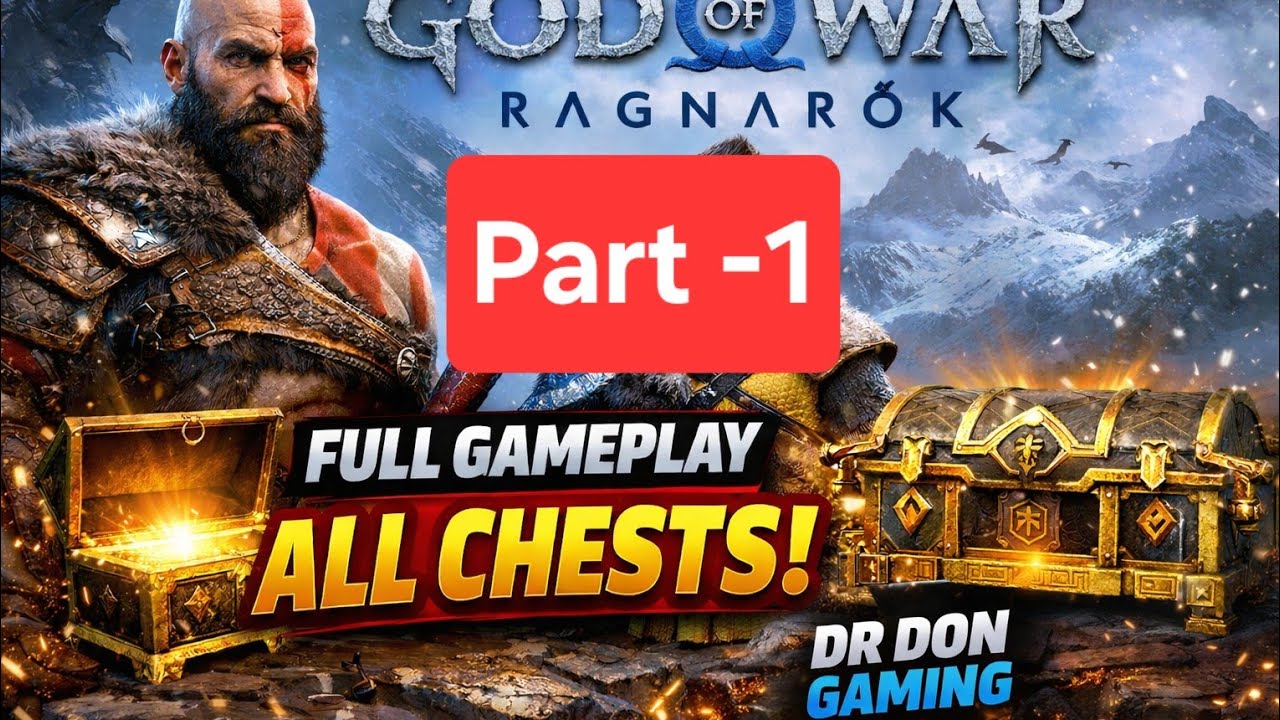 God of War Ragnarök Gameplay Walkthrough Part 1 | Kratos Returns | Dr Don Gaming