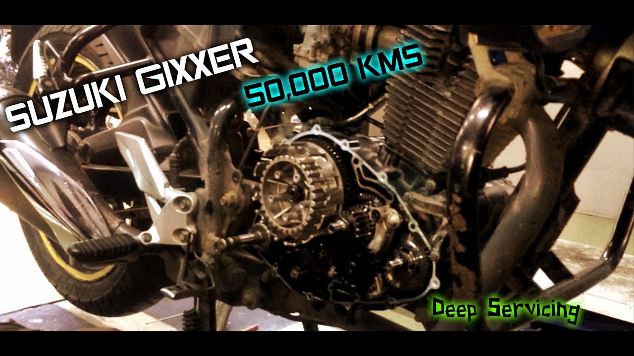 50,000 KILOMETERS OF MY SUZUKI GIXXER 🏍 | FULL SERVICING