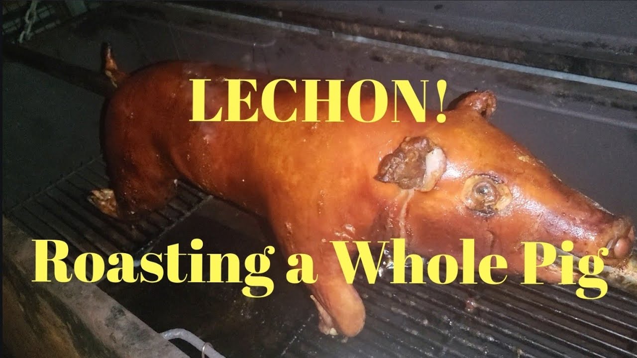 🇵🇭Filipino Lechon Baboy! 🇵🇭Roasting a Whole Pig #filipino #lechon