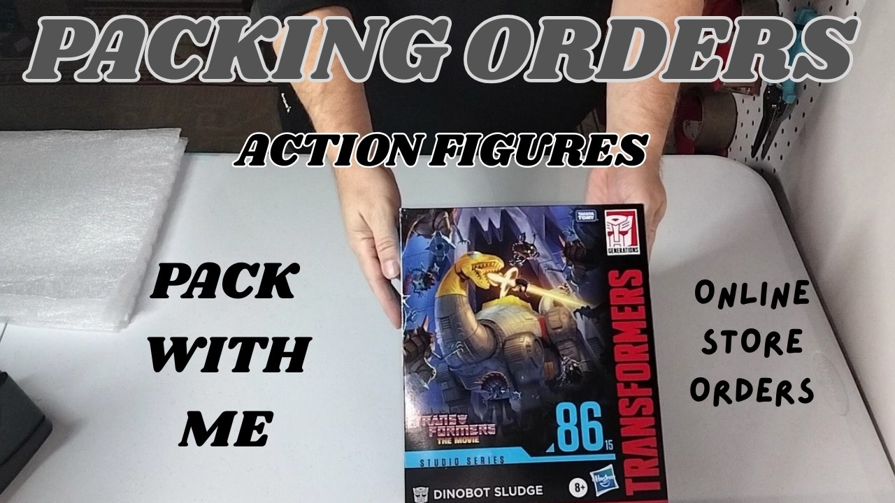 Packing orders for my small business | Action Figures | Transformers | No Talking | EP83