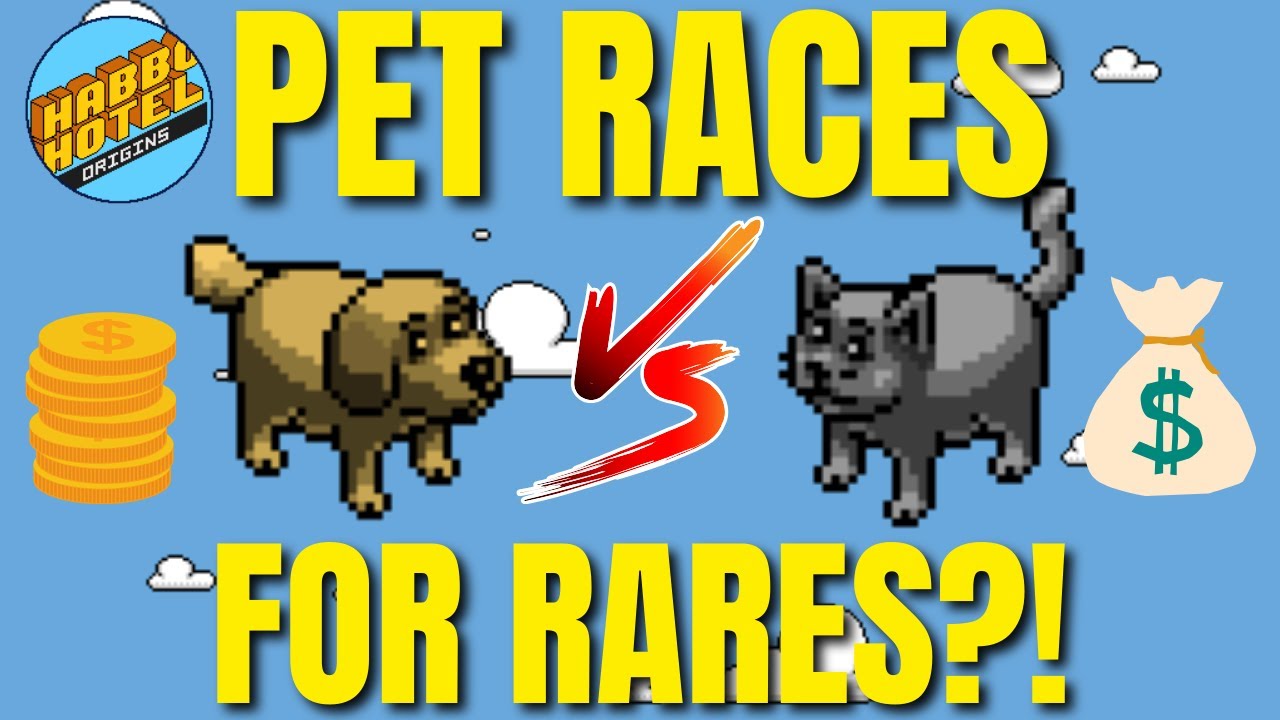 I Ran Pet Races for BIG RARES | #Habbo Hotel Origins
