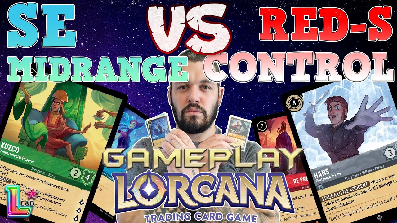 LORCANA GAMEPLAY SE MIDRANGE/ VS / RED-S CONTROL #lorcana #ita #gameplay #lorcanalab #lorcanaita