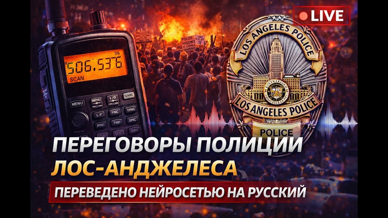 📻🚨 ПЕРЕГОВОРЫ ПОЛИЦИИ ЛОС-АНДЖЕЛЕСА | ПРОТЕСТЫ | ПЕРЕВОД НА РУССКИЙ #shorts
