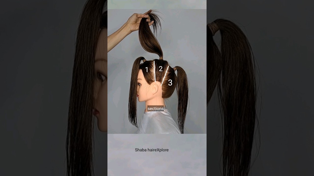 DIY LONG LAYER #shortvideo #haircuttutorial