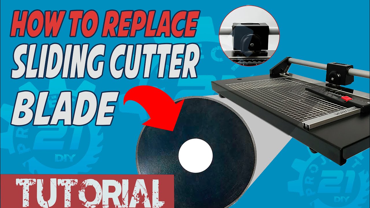 HOW TO REPLACE SLIDING PAPER CUTTER BLADE | TUTORIAL