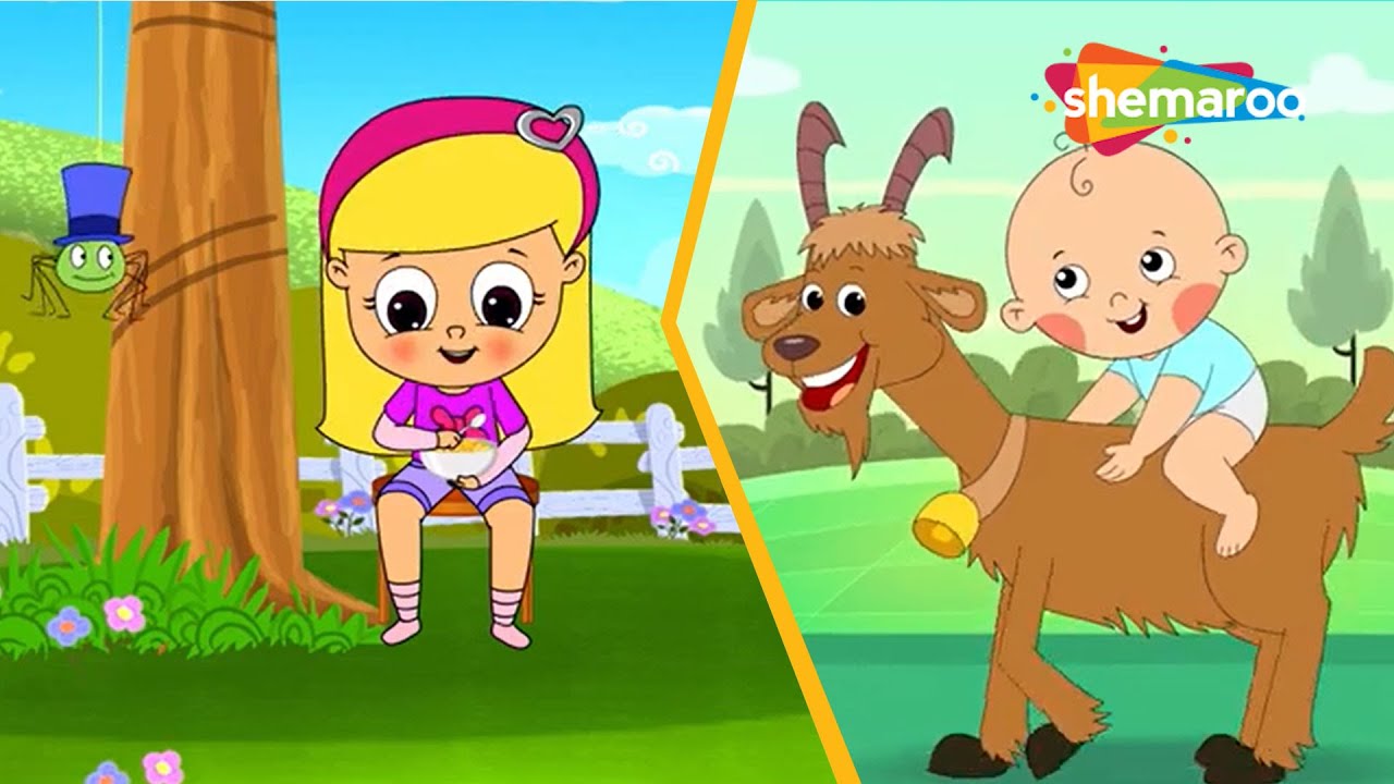 इन्सी विन्सी स्पाइडर और अन्य लोकप्रिय बच्चों के कविता | Shemaroo Kids Hindi