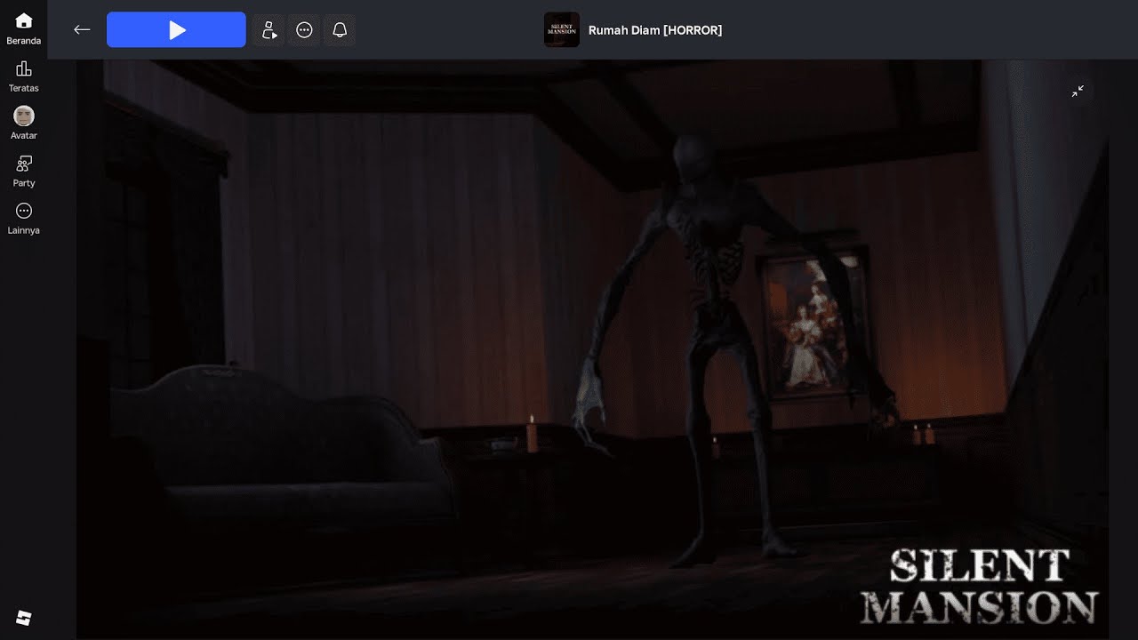 Menjelajah Mansion Berhantu - Silence Mansion (Horor Roblox)