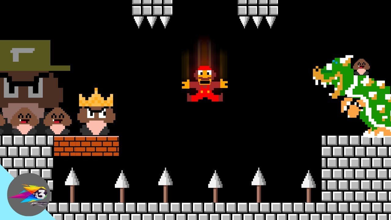 Goombas Takes Revenge From Mario - Bowser's  Advantage