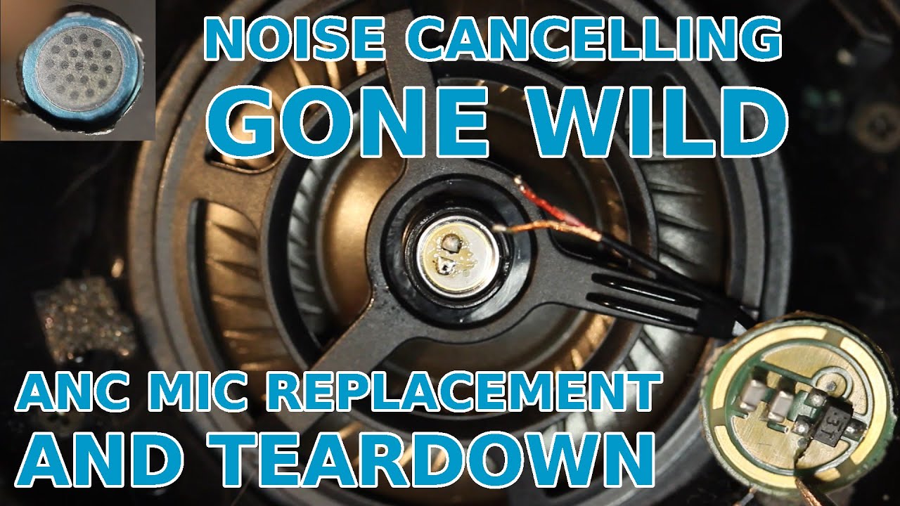 Fixing noise cancelling in Sony WH-1000XM3 (odd feeling and strange noises in one ear with ANC on)