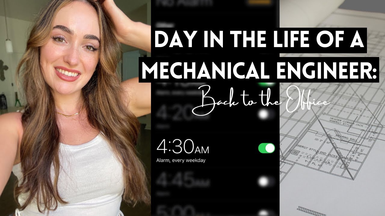 A Day in the Life: Mechanical Engineer // Back in the Office + getting into my routine...