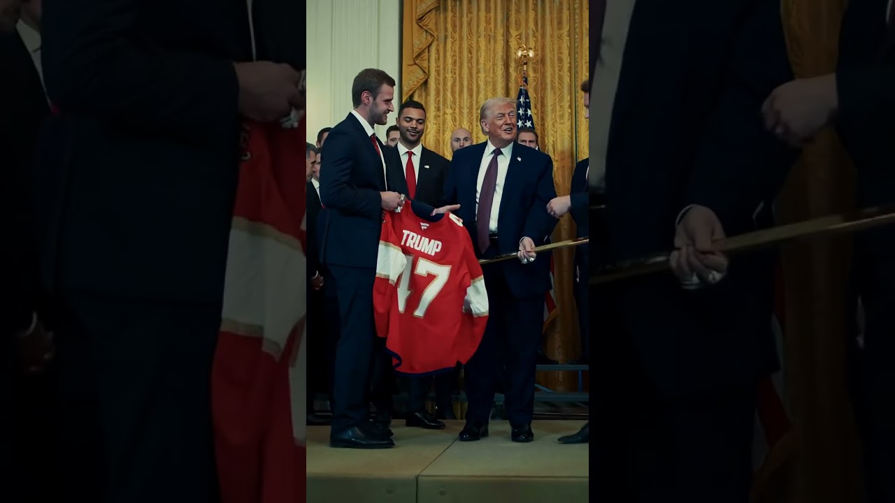 Stanley Cup - Florida Panthers - White House Postcard Edition