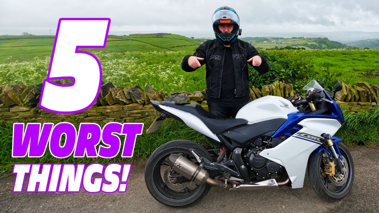 TOP 5 WORST THINGS about the HONDA CBR600F (Review)
