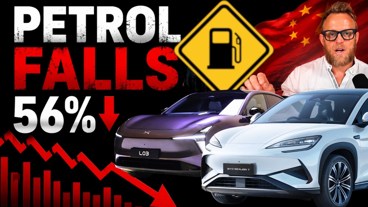 Продажи бензиновых автомобилей в Китае рухнули на 56%, авторынок страны сокращается