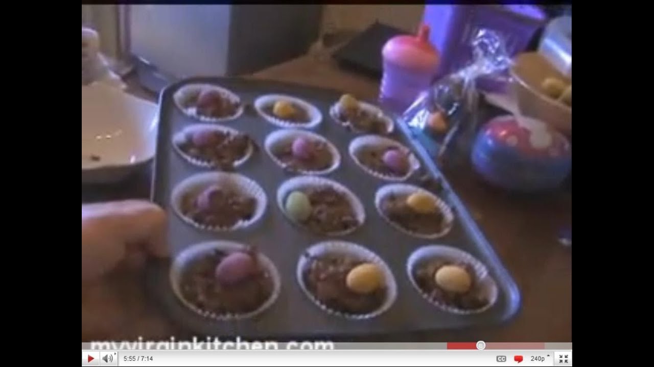 Chocolate Egg Nests - MYVIRGINKITCHEN