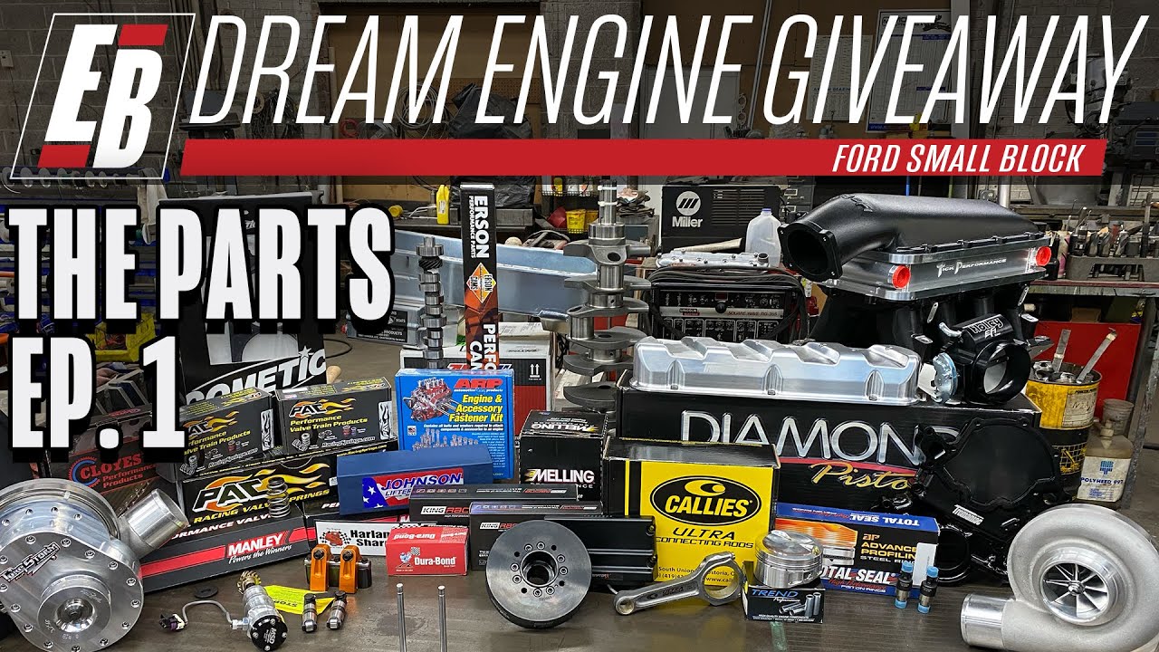 Dream Engine Giveaway Ep. 1 &ndash; The Parts for our Twin-Supercharged Small Block Ford Build