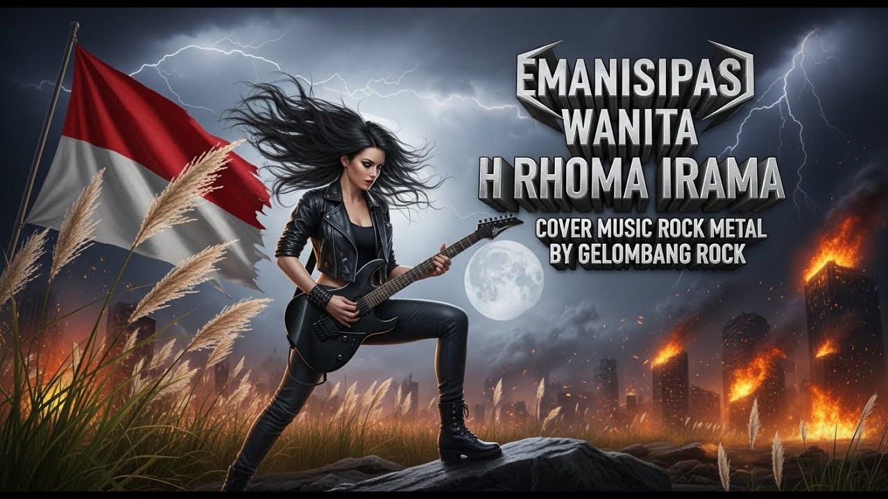 EMANSIPASI WANITA - H.RHOMA IRAMA [ COVER MUSIC ROCK MRTAL ] BY GELOMBANG ROCK
